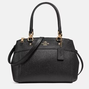 Coach Brooke Black Leather Crossbody Bag Purse